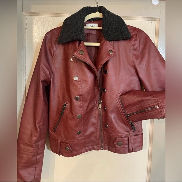 Jolt Bomber Style Vegan Faux Leather M - Picture 1 of 7